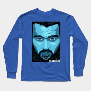 The face - blue Long Sleeve T-Shirt